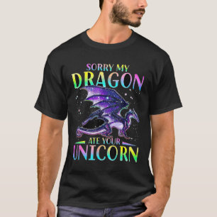 Mijn draak eet je Unicorn 1 T-shirt