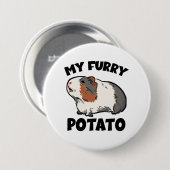 Mijn drijfmestvarkens ronde button 7,6 cm (Voorkant /achterkant)