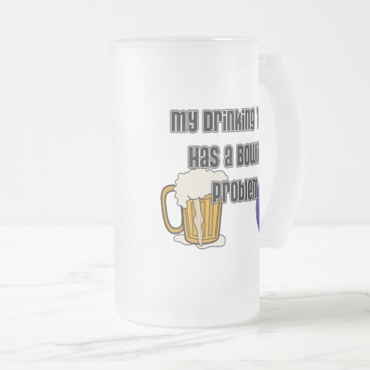 Mijn Drink team heeft een geweldig probleem Matglas Bierpul (Voorkant rechts)