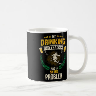 Mijn drinkteam heeft een ski probleem Funny Skier  Koffiemok