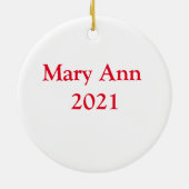 Mijn dromen keramisch ornament (Achterkant)