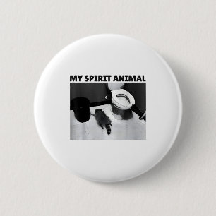 Mijn dronken wasbeest grap meme ronde button 5,7 cm
