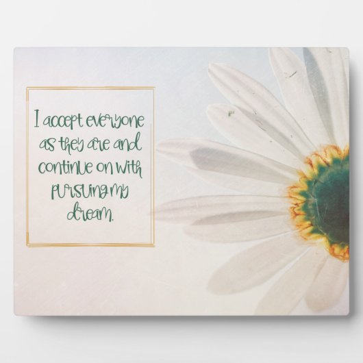 Mijn droom nastreven fotoplaat (Voorkant)