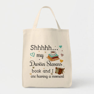 Mijn Dustin Stevens boek en ik hebben een momentje Tote Bag