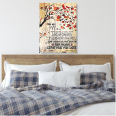 Mijn echtgenoot Gift | Brief voor hem | Canvas Afdruk (Insitu (Slaapkamer))