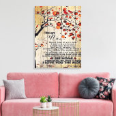 Mijn echtgenoot Gift | Brief voor hem | Canvas Afdruk (Insitu (Woonkamer))