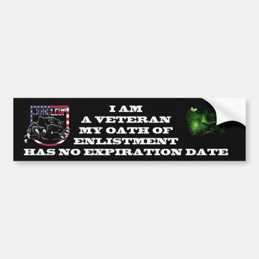 Mijn eed bumpersticker (Voorkant)