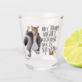 Mijn eekhoorn moeren shot glas (Voorkant)