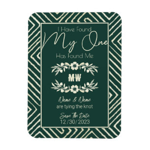 MIJN ÉÉN heeft mij een stambal Afrikaanse bruiloft Magneet