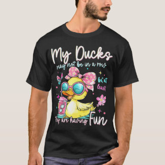 Mijn eenden staan misschien niet in het gelid, maa t-shirt