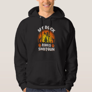 Mijn Eendenrit Heks Schot Hagel Eend Vogel Hallowe Hoodie