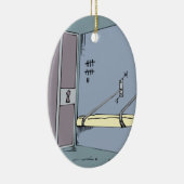 Mijn eerste appartement keramisch ornament (Rechts)