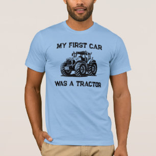 Mijn Eerste Auto Was Een Tractor Grappige Boerderi T-shirt