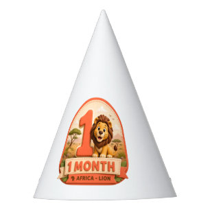 Mijn Eerste Avontuur – 1 Maand Baby Mijlpaal Klein Feesthoedjes