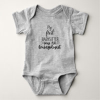 Mijn eerste babysitter was een leuke baby voor de