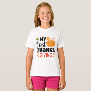 Mijn eerste Bedankt geven T-shirt