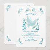 Mijn eerste blauwe communie kaart (Voorkant / Achterkant)
