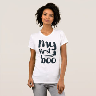 Mijn Eerste Boo Dames Halloween T-Shirt - Schattig