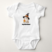 Mijn Eerste Boo! – Lief spook Halloween-rompertje