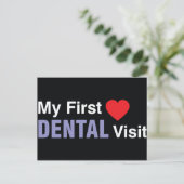 Mijn eerste Briefkaart voor gebitsbezoeken (Staand voorkant)