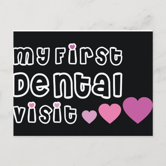 Mijn eerste Briefkaart voor gebitsbezoeken (Voorkant)