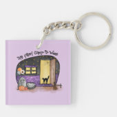 Mijn eerste Camp-O-Ween | Halloween Camping Sleutelhanger (Achterkant)
