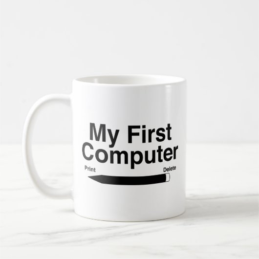 Mijn Eerste Computer Koffiemok (Links)