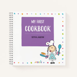 MIJN EERSTE COOKBOEK Blanco Recipt Notitieboek 