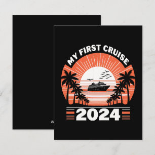 Mijn eerste cruise 2024 feestdagenkaart
