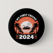 Mijn eerste cruise 2024 ronde button 5,7 cm (Voorkant)