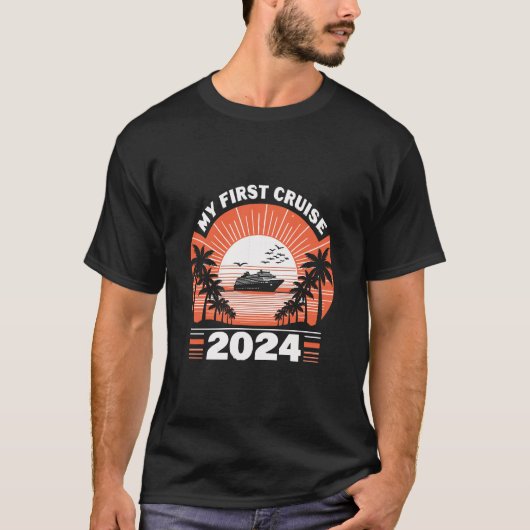 Mijn eerste cruise 2024 t-shirt (Voorkant)