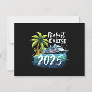 Mijn eerste cruise 2025 briefkaart