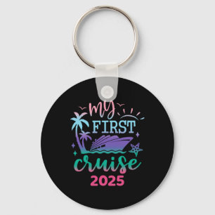 Mijn eerste cruise 2025 familie vakantie schip Mat Sleutelhanger