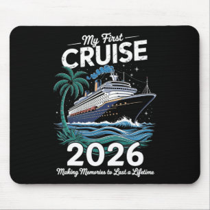 Mijn eerste cruise 2026 gezinsvakantie trip schip muismat