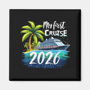 Mijn Eerste Cruise 2026 Grappige Eerste Keer Cruis Magneet