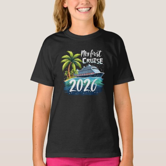 Mijn Eerste Cruise 2026 T-shirt (Voorkant)
