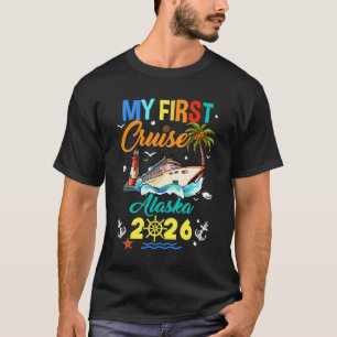 Mijn Eerste Cruise Alaska 2026 Familie Matching Va T-shirt