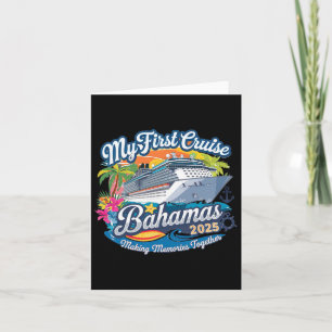 Mijn Eerste Cruise Bahama's 2025 Schattig Eerste K Kaart