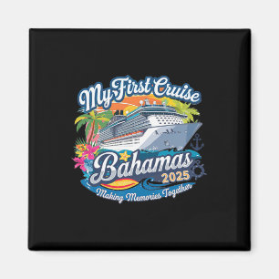 Mijn eerste cruise Bahama's 2025 Schattigee eerste Magneet