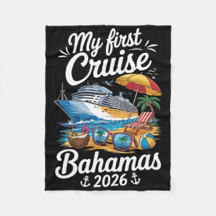 Mijn eerste cruise Hamas 2026 vakantietrip bijpass Fleece Deken