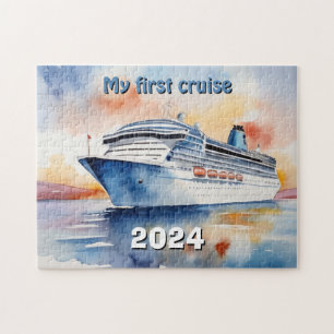 Mijn eerste cruise waterverf legpuzzel