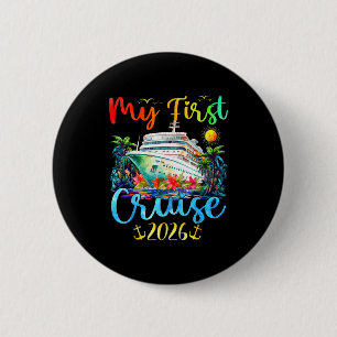 Mijn eerste cruisevakantie voor kinderen 2026 F Ronde Button 5,7 Cm