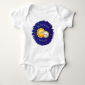 Mijn eerste Eclipse baby's lichaam Romper (Voorkant)