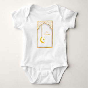Mijn eerste Eid Ramadan Moon Islam Baby Bodysuit