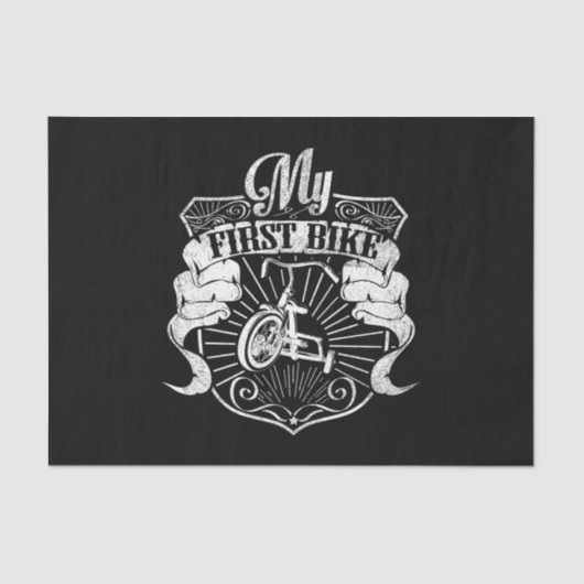 mijn eerste fiets tissuepapier (Voorkant)