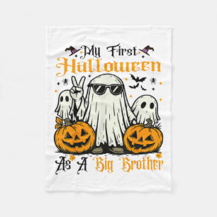 Mijn eerste Halloween als Big Brother Ghost Pumpki Fleece Deken