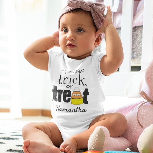 Mijn eerste Halloween Cute Trick or treat Candy Co Romper