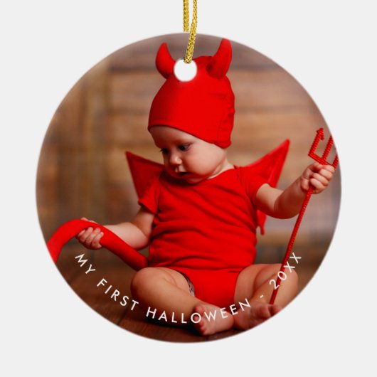 Mijn eerste halloween keramisch ornament (Voorkant)