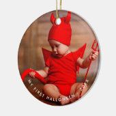 Mijn eerste halloween keramisch ornament (Links)