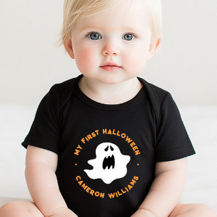 Mijn eerste Halloween leuke spooky cartoon spook Romper